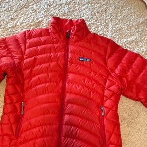 Patagonia Vibrant Red Quilted Jacket
